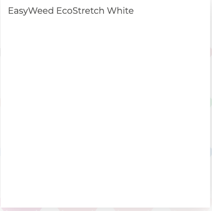 Siser Easyweed EcoStretch - Blanc