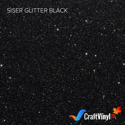 Siser Paillettes Noir Transfert Thermique
