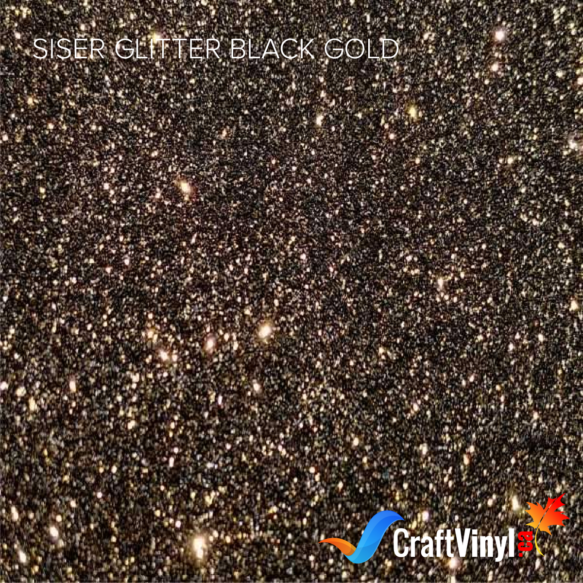 Siser Paillettes Noir Or