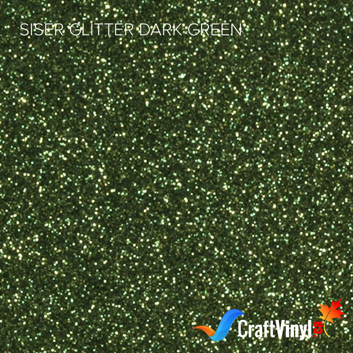 Siser paillettes vert foncé