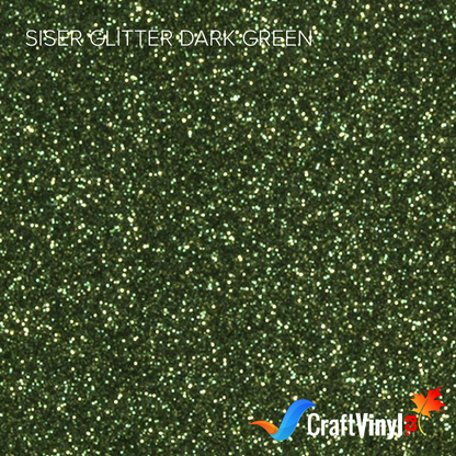 Siser paillettes vert foncé