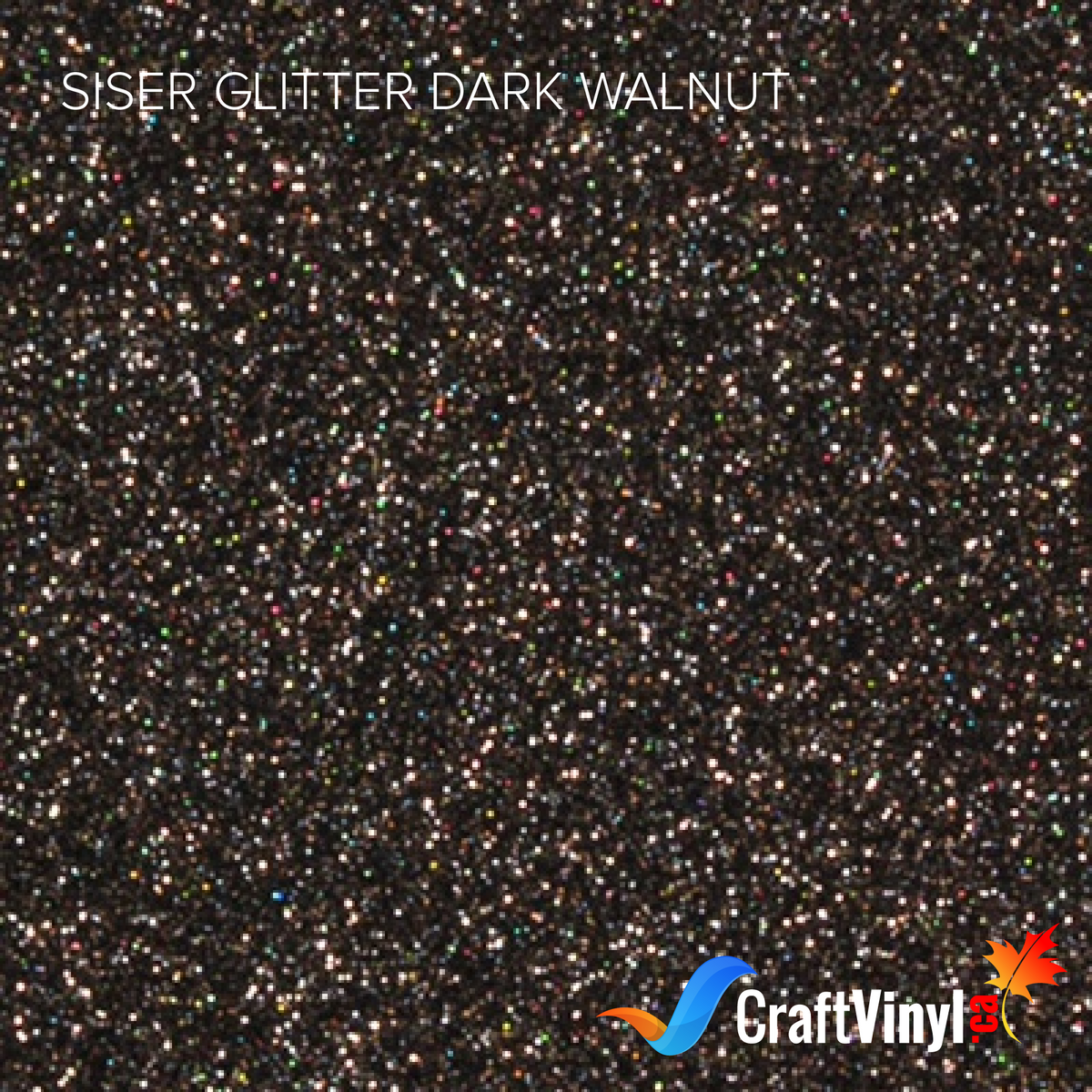 Siser Paillettes Noyer foncé