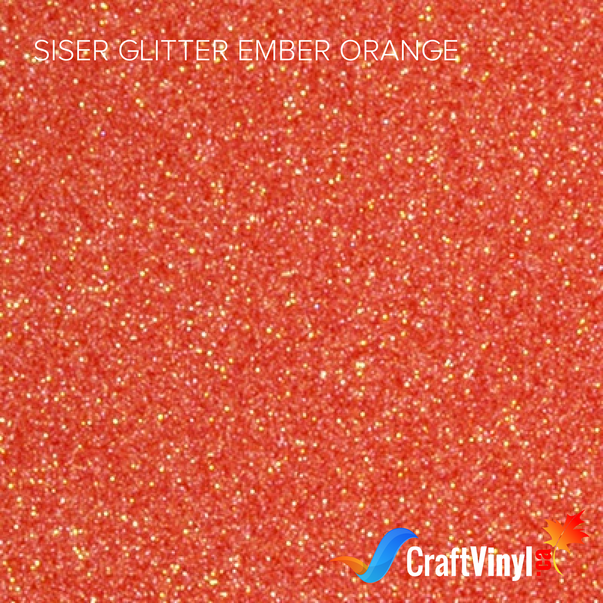 Siser Paillettes Ember Orange
