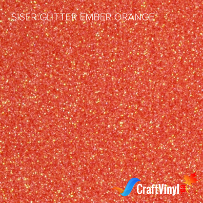 Siser Paillettes Ember Orange