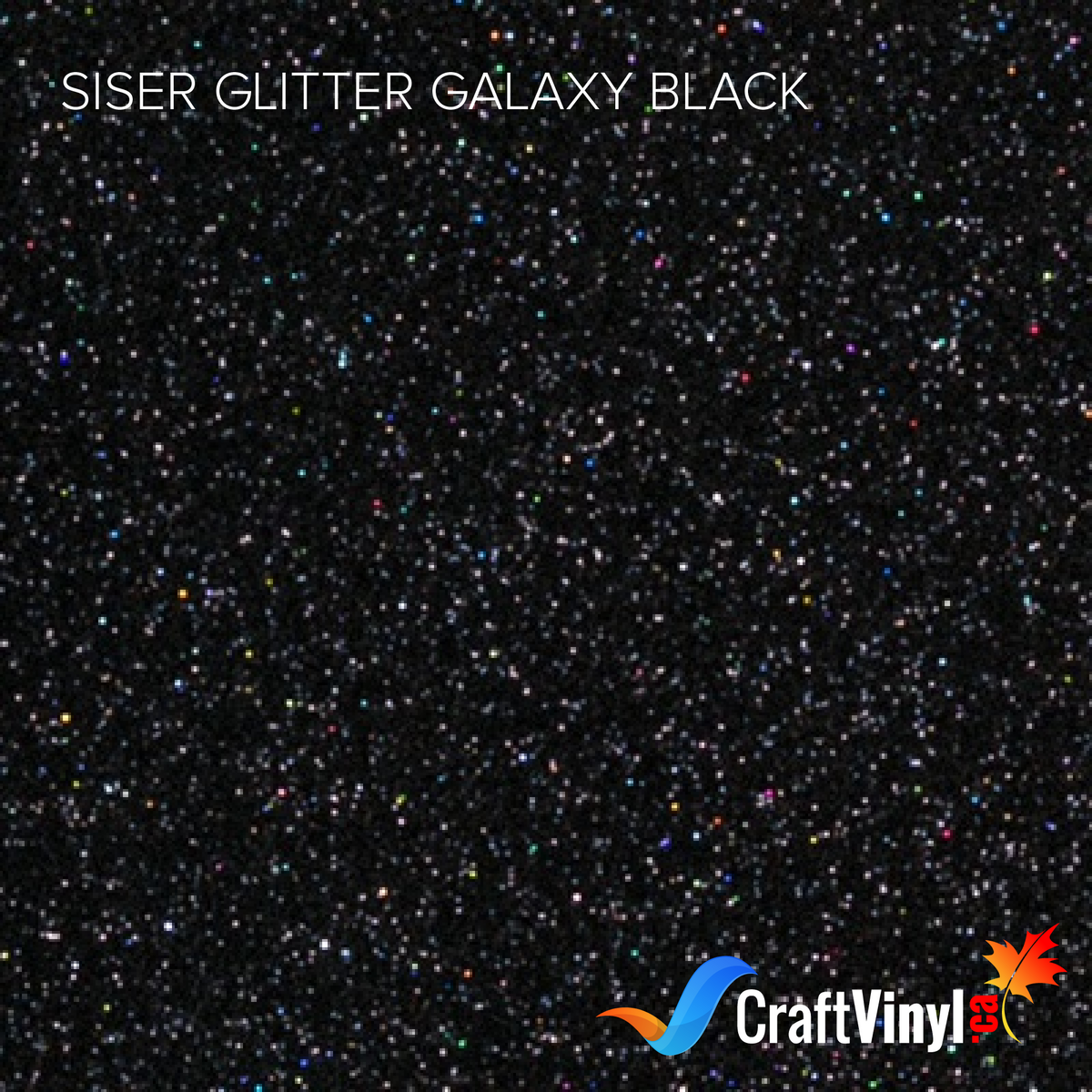 Siser Paillettes Galaxie Noire