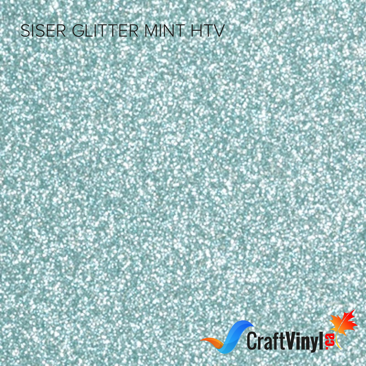 Siser Glitter Vert Menthe Vinyle de Transfert Thermique