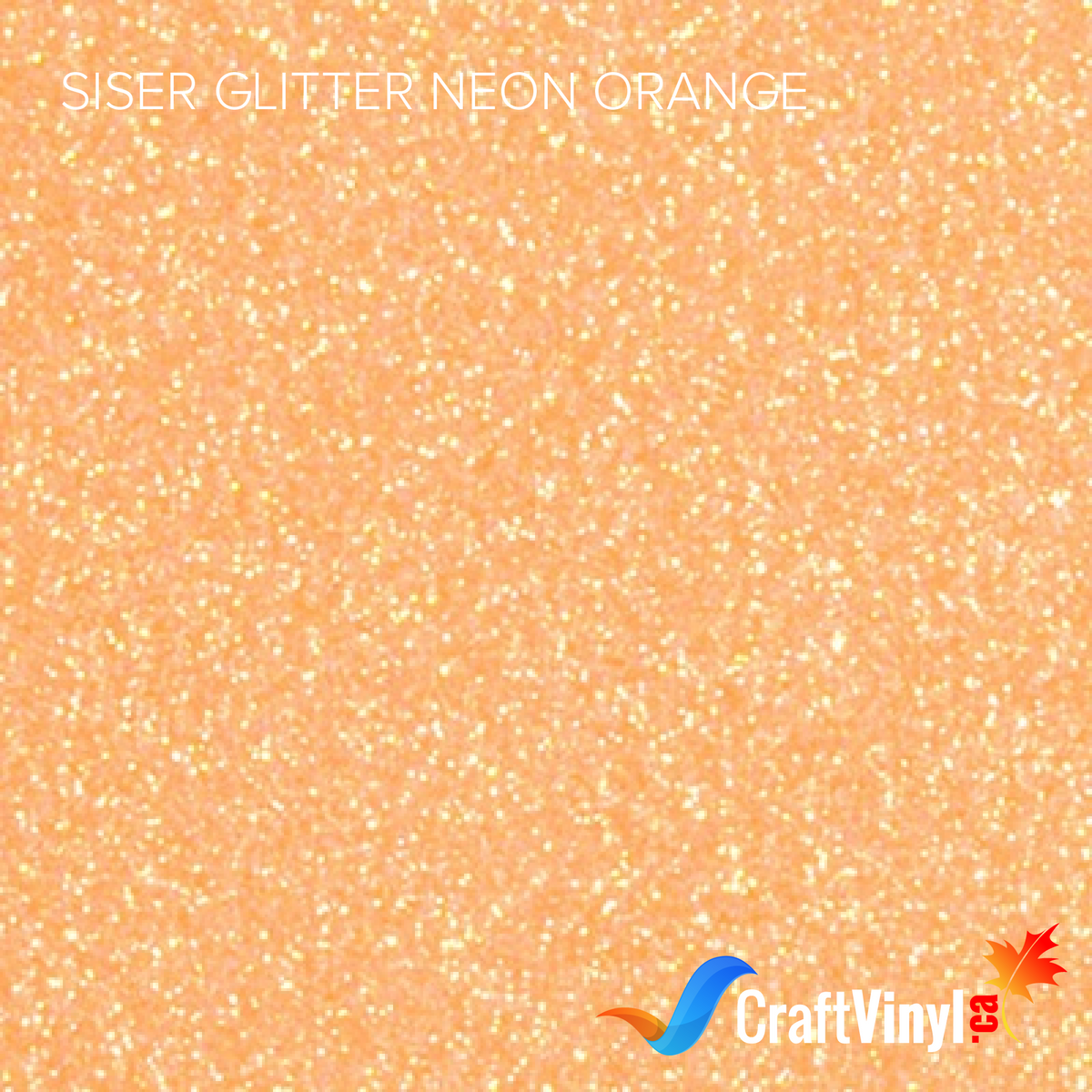 Siser Paillettes Orange Fluo