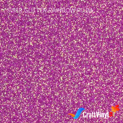 Siser Paillettes Arc-en-ciel Prune