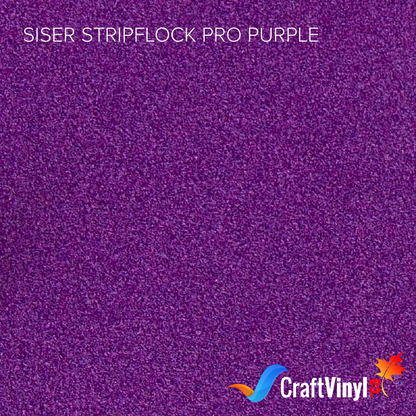 Vinyle thermocollant Siser Purple StripFlock Pro