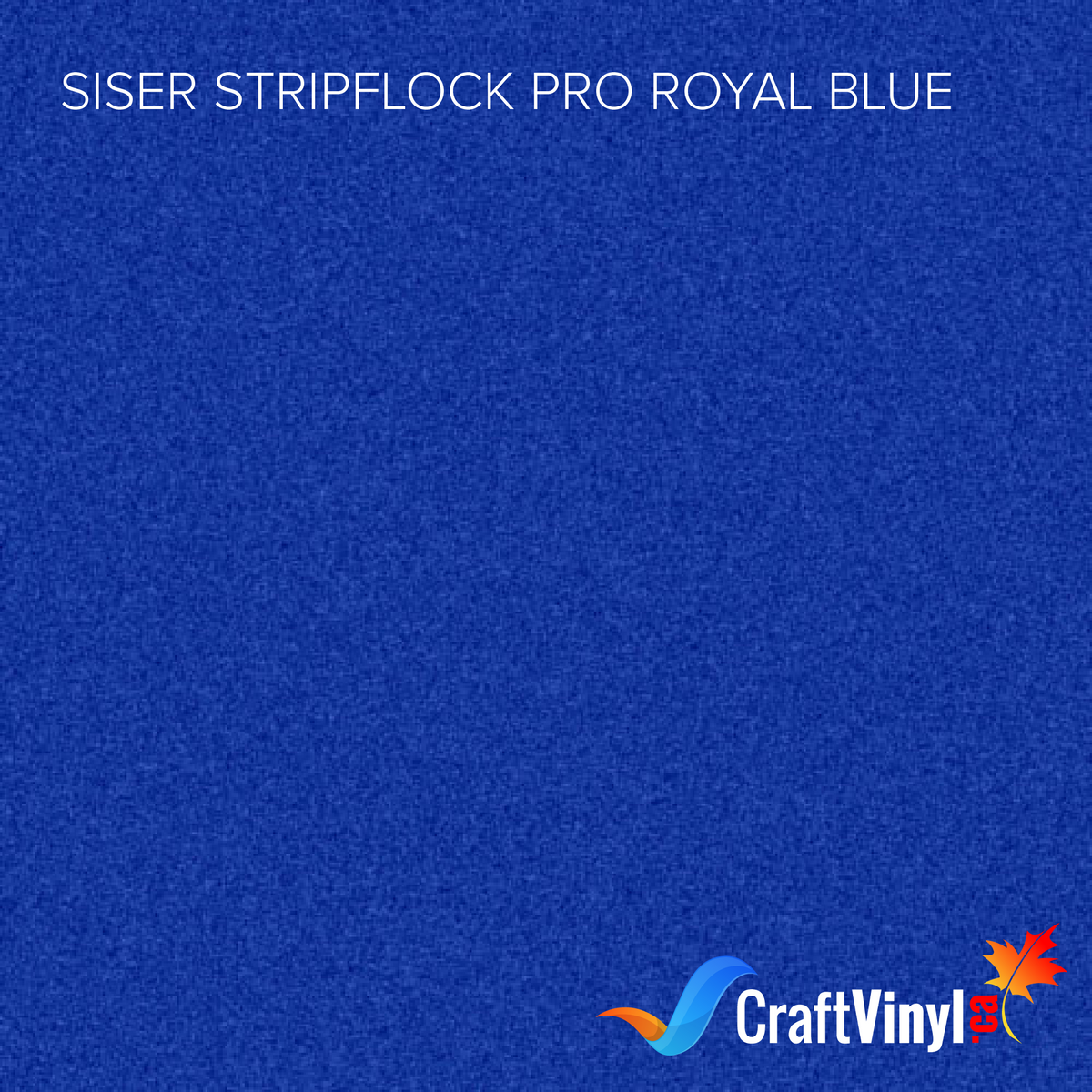 Siser Royal Blue StripFlock Pro Heat Transfer Vinyl