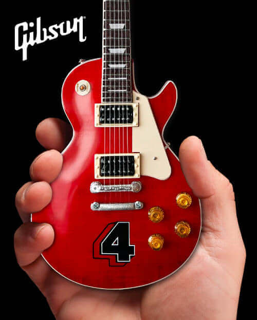 Mini guitare Slash Gibson Les Paul Standard Translucent Cherry édition limitée 4 albums
