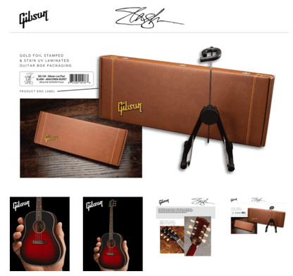 Slash Gibson J-45 Vermillion Burst Acoustic Mini Guitar Model