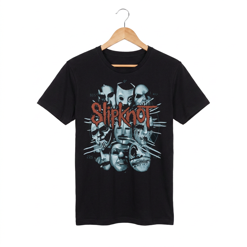 T-shirt unisexe masques Slipknot
