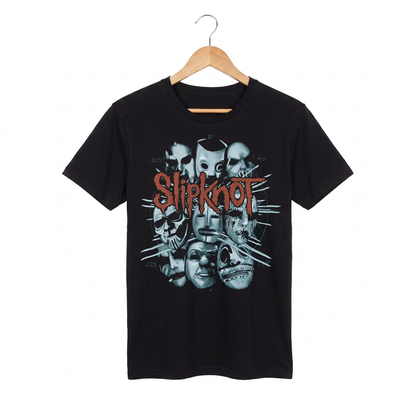 T-shirt unisexe masques Slipknot