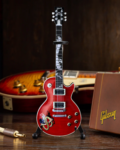 Réplique miniature de guitare de collection Slash Signature Red Snakepit