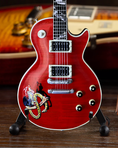 Réplique miniature de guitare de collection Slash Signature Red Snakepit