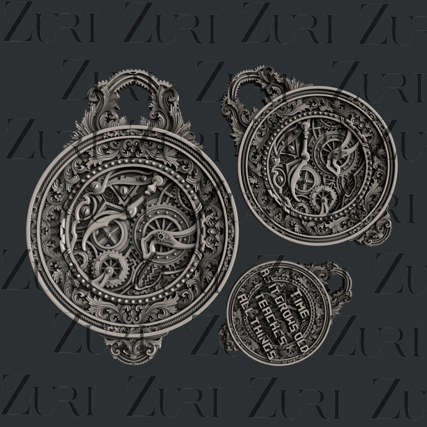 Zuri Designs Kit de Montre de Poche Steampunk 2