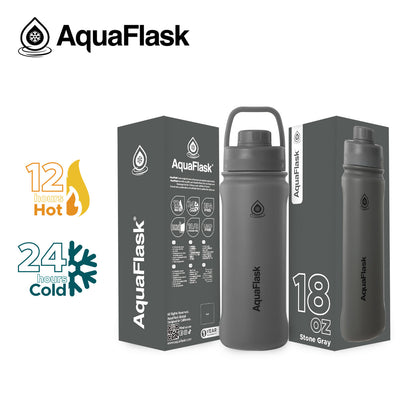 Bouteilles d'eau isothermes sous vide AquaFlask Original 530ml (18oz)