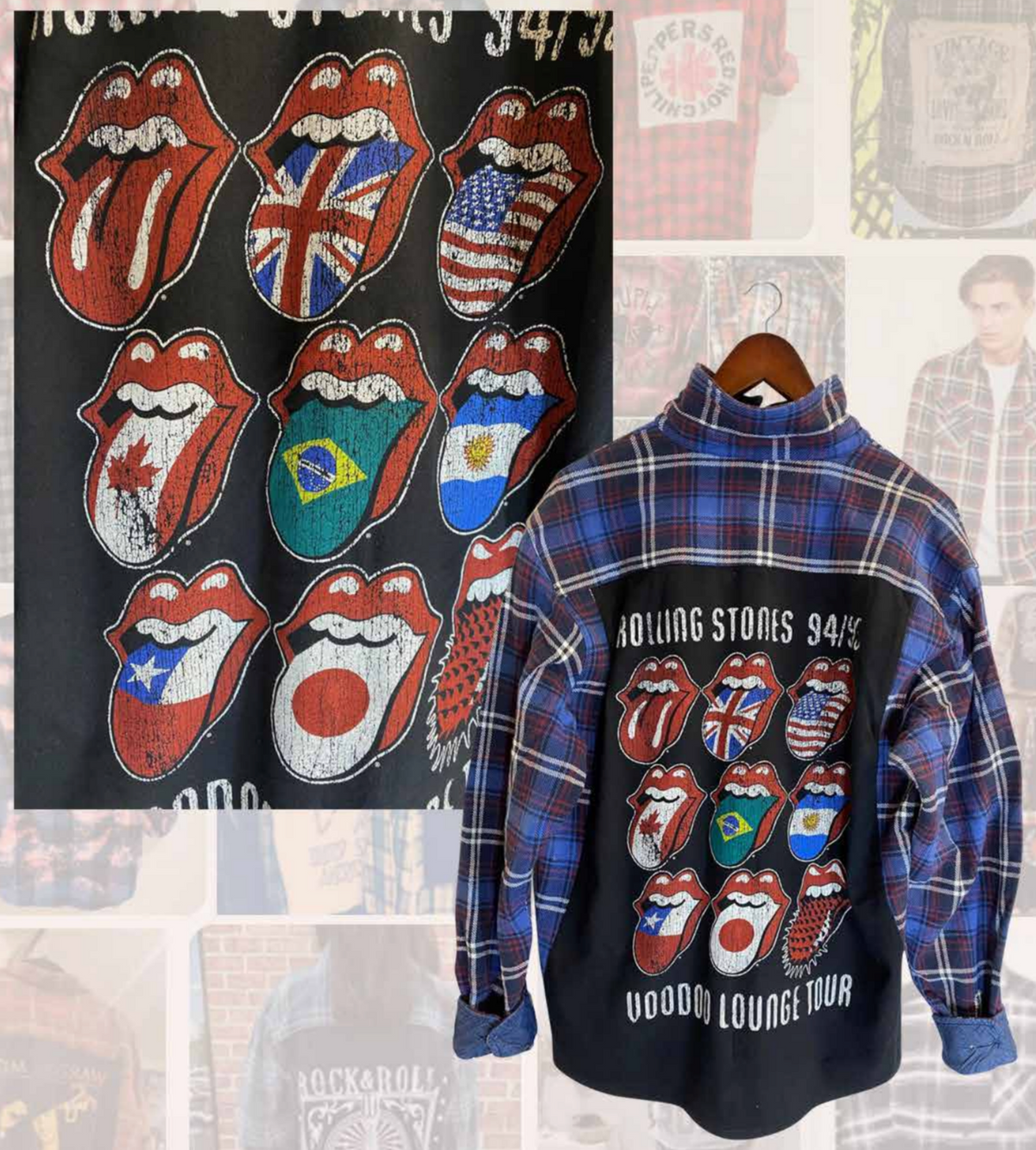 Chemise en flanelle Rolling Stones Voodoo