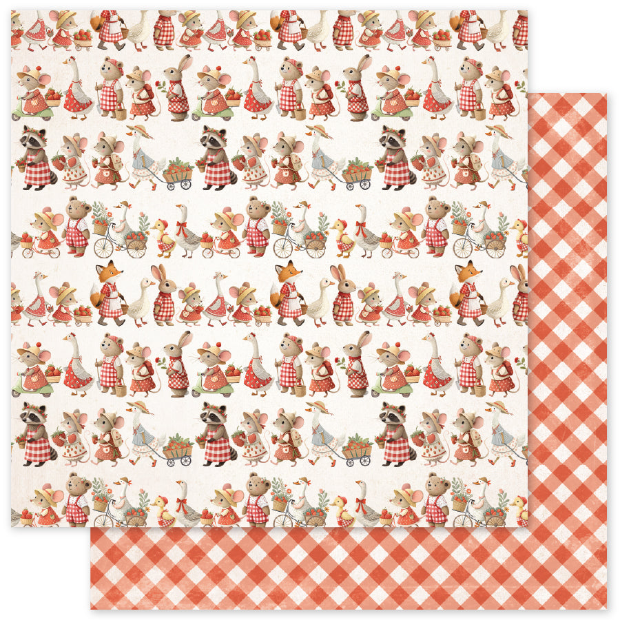 Strawberry Friends Basics 6x6 Paper Collection 34881