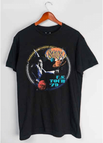 T-shirt Styx Tour USA 79