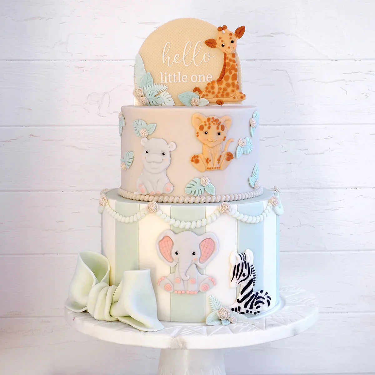 Moule en silicone Hippopotame Safari Doux