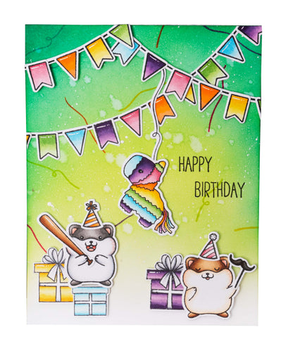 SL Stamp & Cutting Die Tea Party Sweet Stories 154x223x1mm 70 PC nr.56