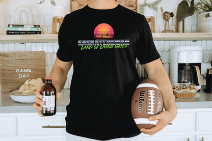 T-shirt unisexe rétro années 80 Saskatchewan | Vêtements Saskatchewan | Vêtements des Prairies