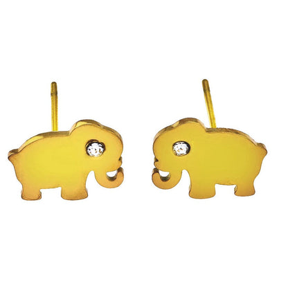 Boucles d'oreilles clous Éléphant TANTOR
