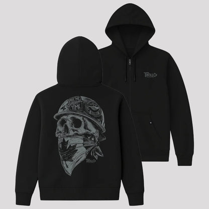 DHCM Men's Headstrong Canada Zip Hoodie | Durable Fleece-Lined Workwear