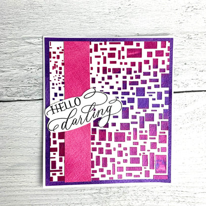 Gabarit Le Crafters Workshop 6x6 Cubiste