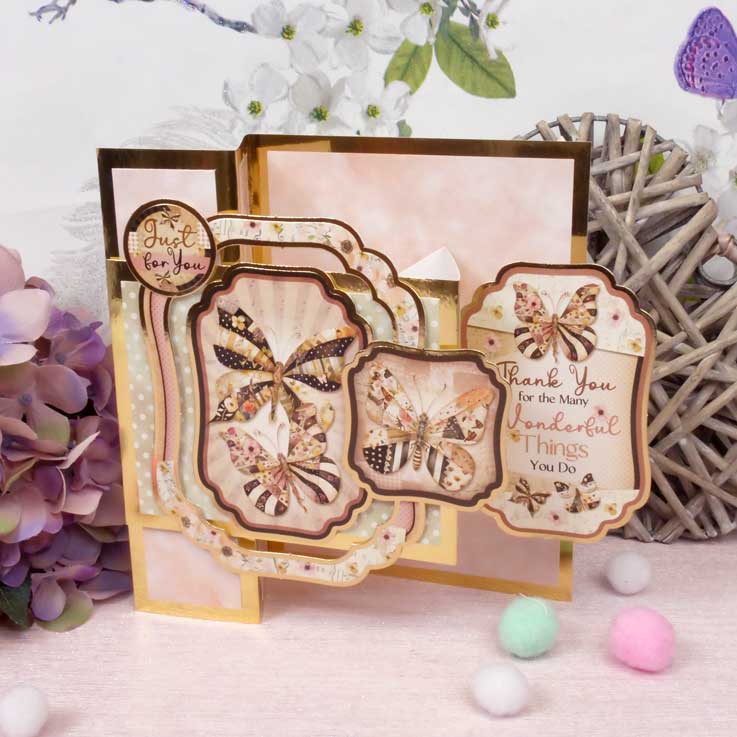 Card Topper Pads - Beautiful Butterflies