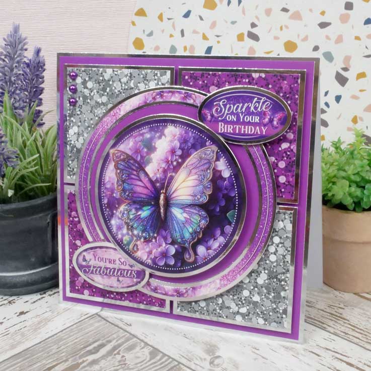 Card Topper Pads - Beautiful Butterflies