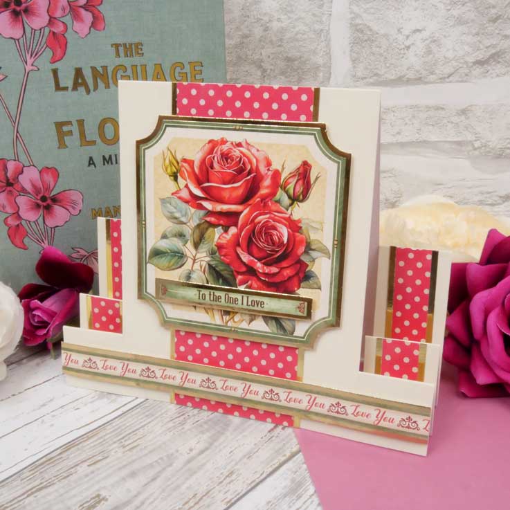 Red, Red Roses Card Topper Sheet