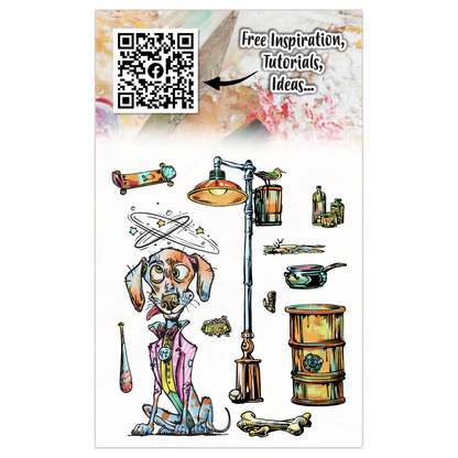 AALL and Create - A6 Stamp Set - Wacky Woof Tales