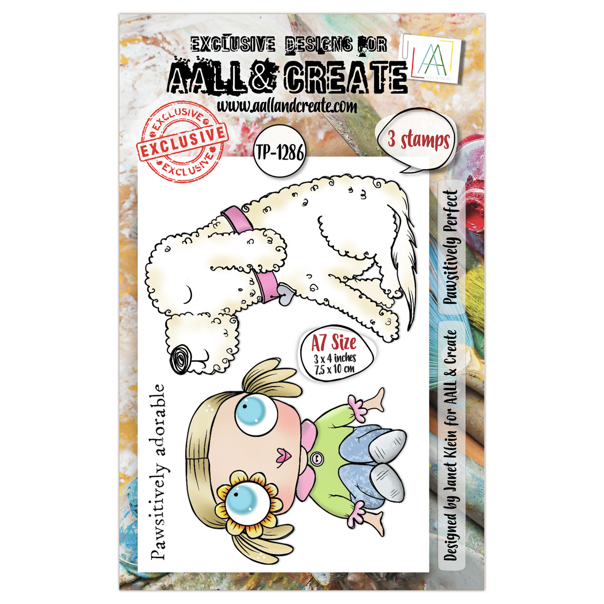 AALL & Create - Set de tampons A7 - Pawsitively Perfect