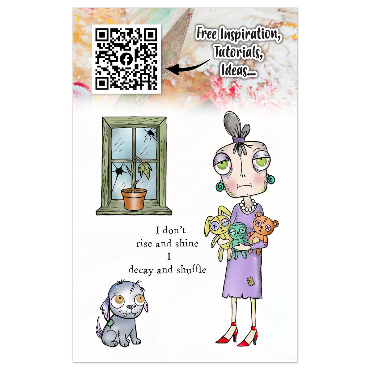 AALL and Create - A7 Stamp Set - ZOMBDee