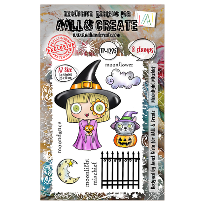 AALL and Create - Set de tampons A7 - Moonlight Mischief