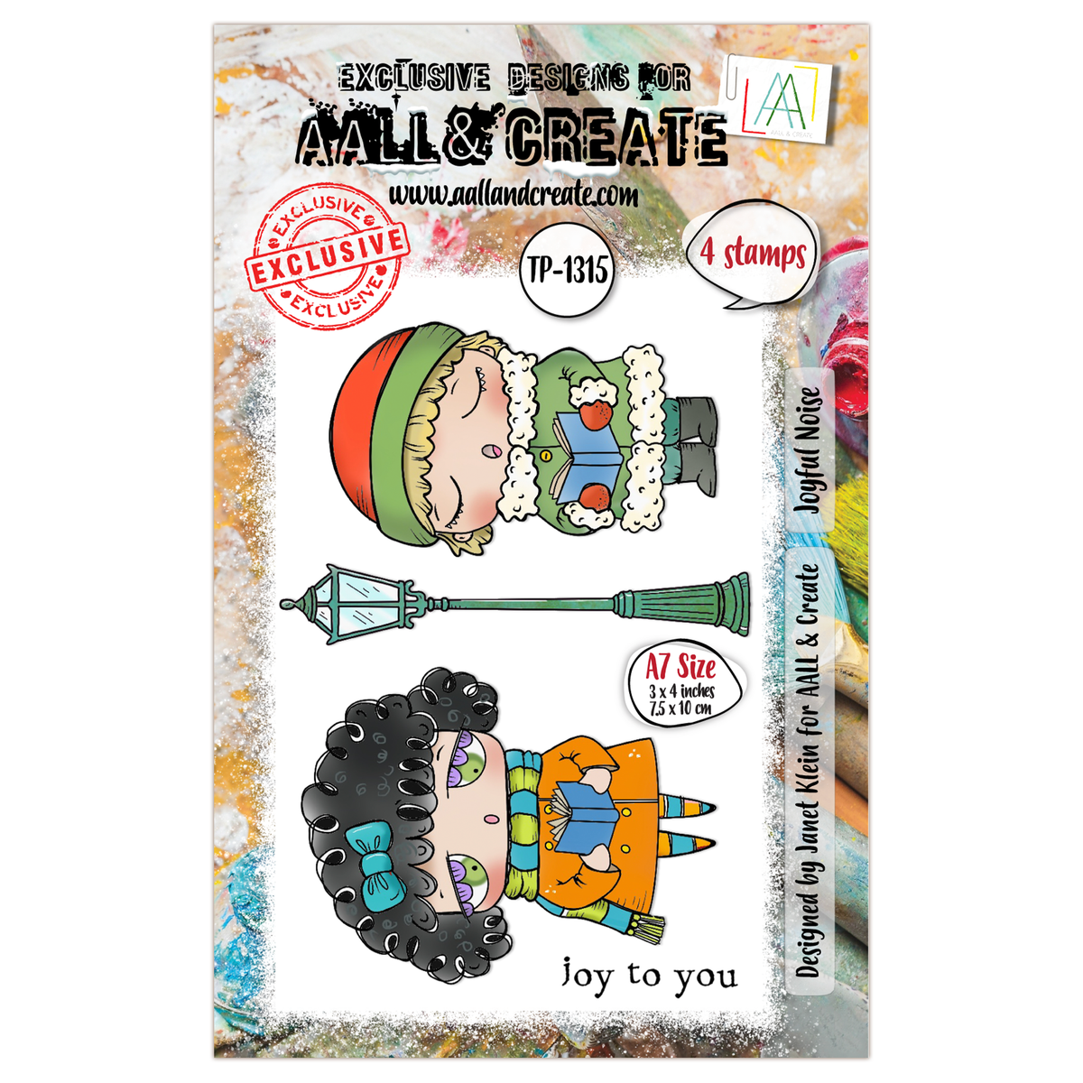 AALL and Create - Set de tampons A7 - Bruit Joyeux