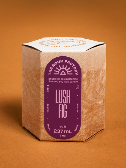 Bougie Lush Fig - Figue, jasmin & musc