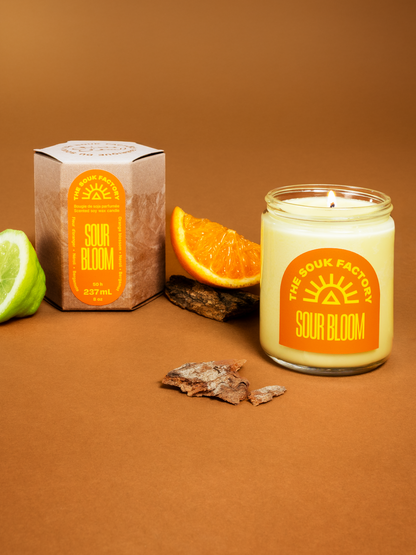 Bougie Sour Bloom - Fleur d'oranger & Bergamote