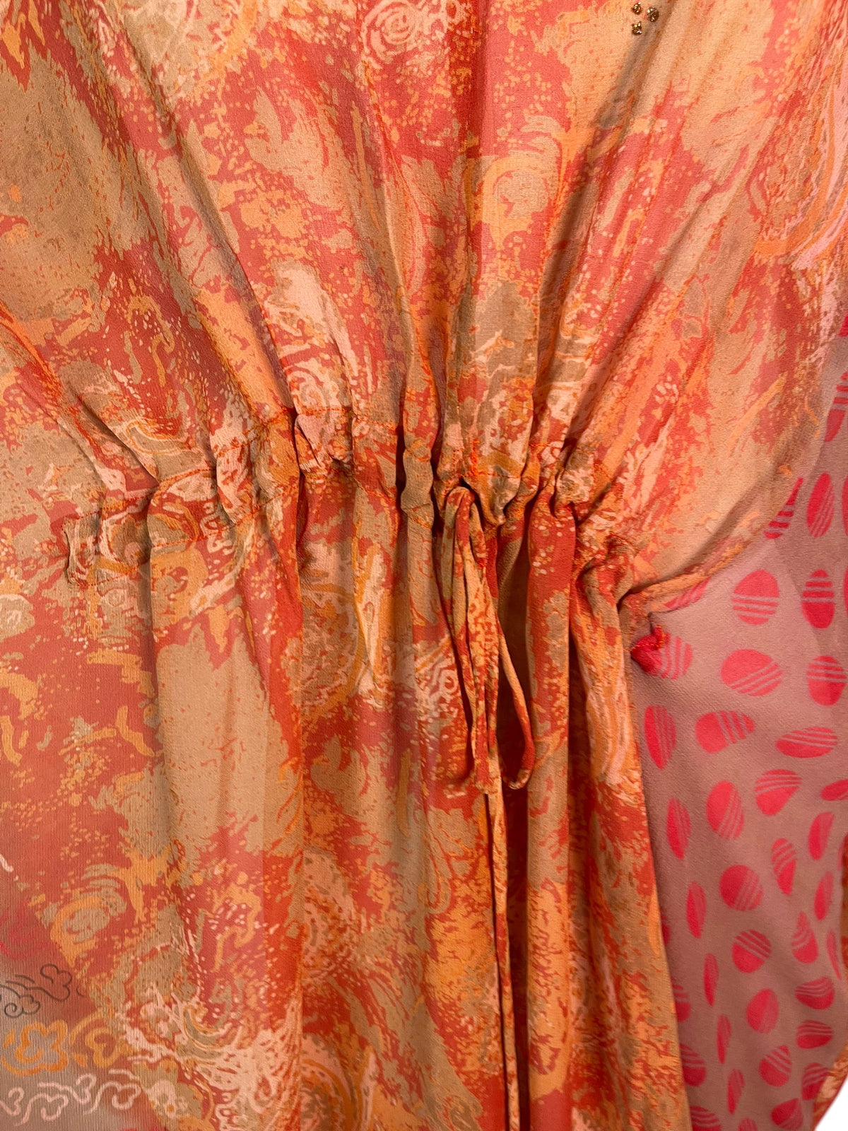PRG6379 Kaftan long en pure soie transparente Avatar