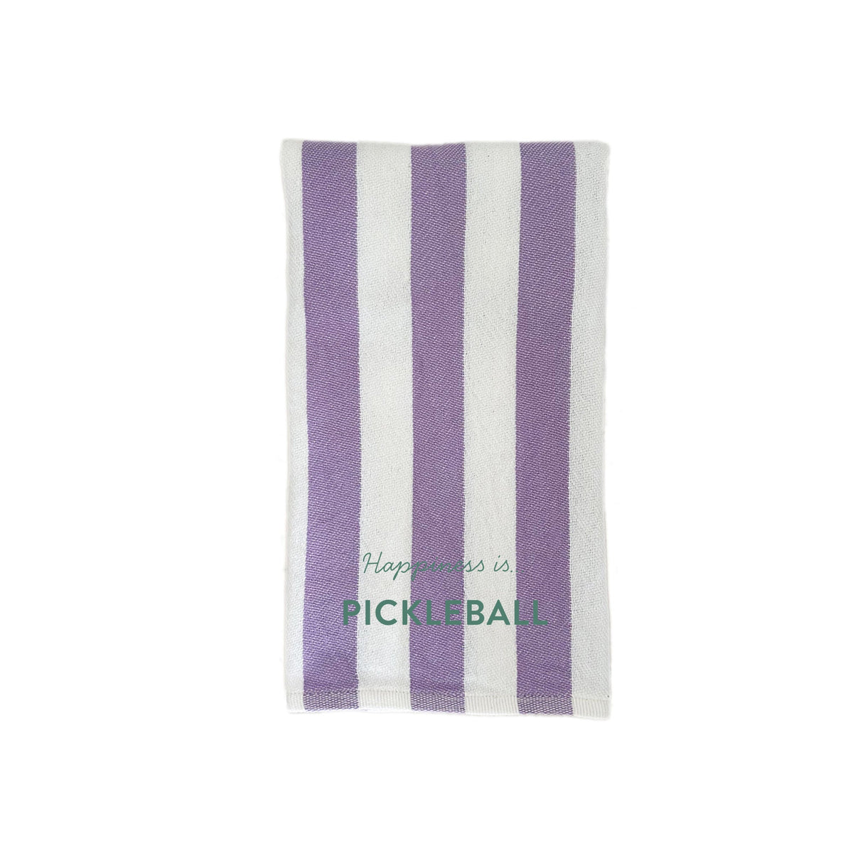 Tea/Hand Towel Pickleball, Striped Lilac
