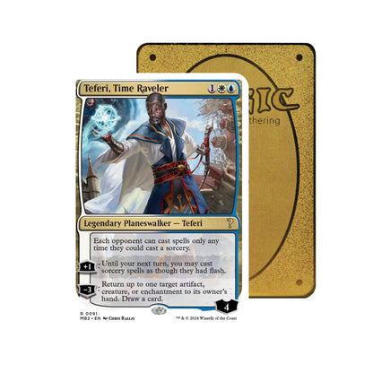 Teferi, voyageur du temps Carte Orica en métal
