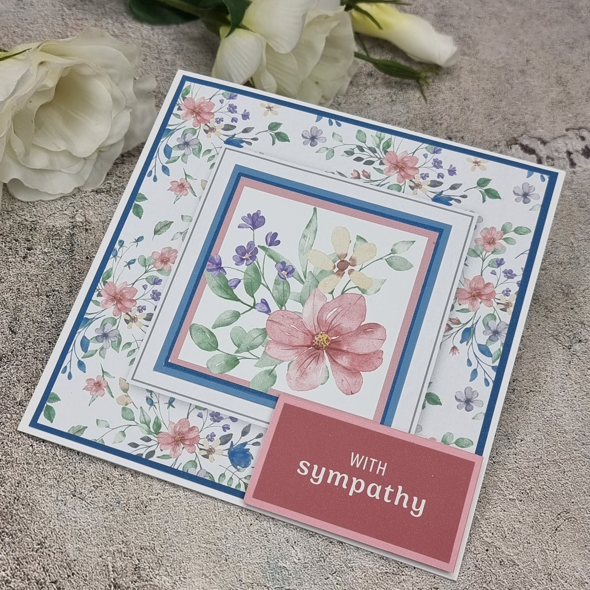 The Paper Boutique Sunny Gardens Cadres et Papiers Inserts pour 15,24 cm x 15,24 cm