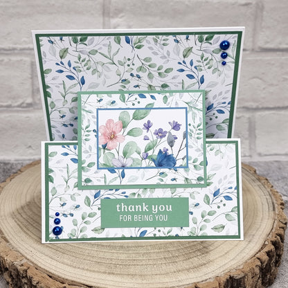 The Paper Boutique Blocs de papier décoratif Sunny Gardens 20,3 cm x 20,3 cm