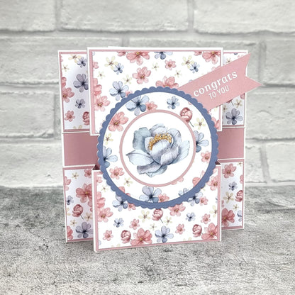 The Paper Boutique Sunny Gardens Bloc de Cartes Couleur 20,3 cm x 20,3 cm