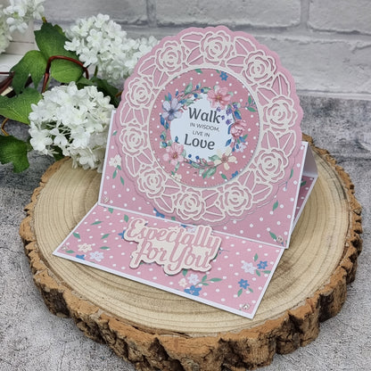 The Paper Boutique Blocs de papier décoratif Sunny Gardens 20,3 cm x 20,3 cm