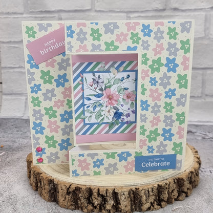 The Paper Boutique Blocs de papier décoratif Sunny Gardens 20,3 cm x 20,3 cm