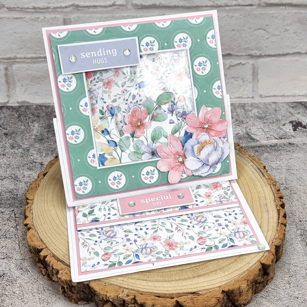 The Paper Boutique Sunny Gardens Cadres et Papiers Inserts pour 15,24 cm x 15,24 cm